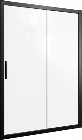 Душевая дверь в нишу STWORKI Стокгольм DE019D2140200 140 см профиль черный матовый