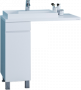 Тумба с раковиной СанТа Марс 29 напольная, для стиральной машины