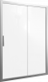 Душевая дверь в нишу STWORKI Стокгольм DE019D2140200 140 см профиль хром матовый