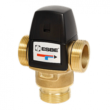 Клапан термостатический смесительный ESBE VTA522 - 1 1/4* (НР, PN10, темп.диапазон 50-75°C, KVS 3.5)