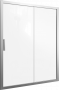 Душевая дверь в нишу STWORKI Стокгольм DE019D2150200 150 см профиль хром матовый