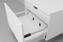 Мебель для ванной с раковиной Duravit Cape Cod 40: столешница 100, дуб карпентер, без отверстий + 2 тумбы 50